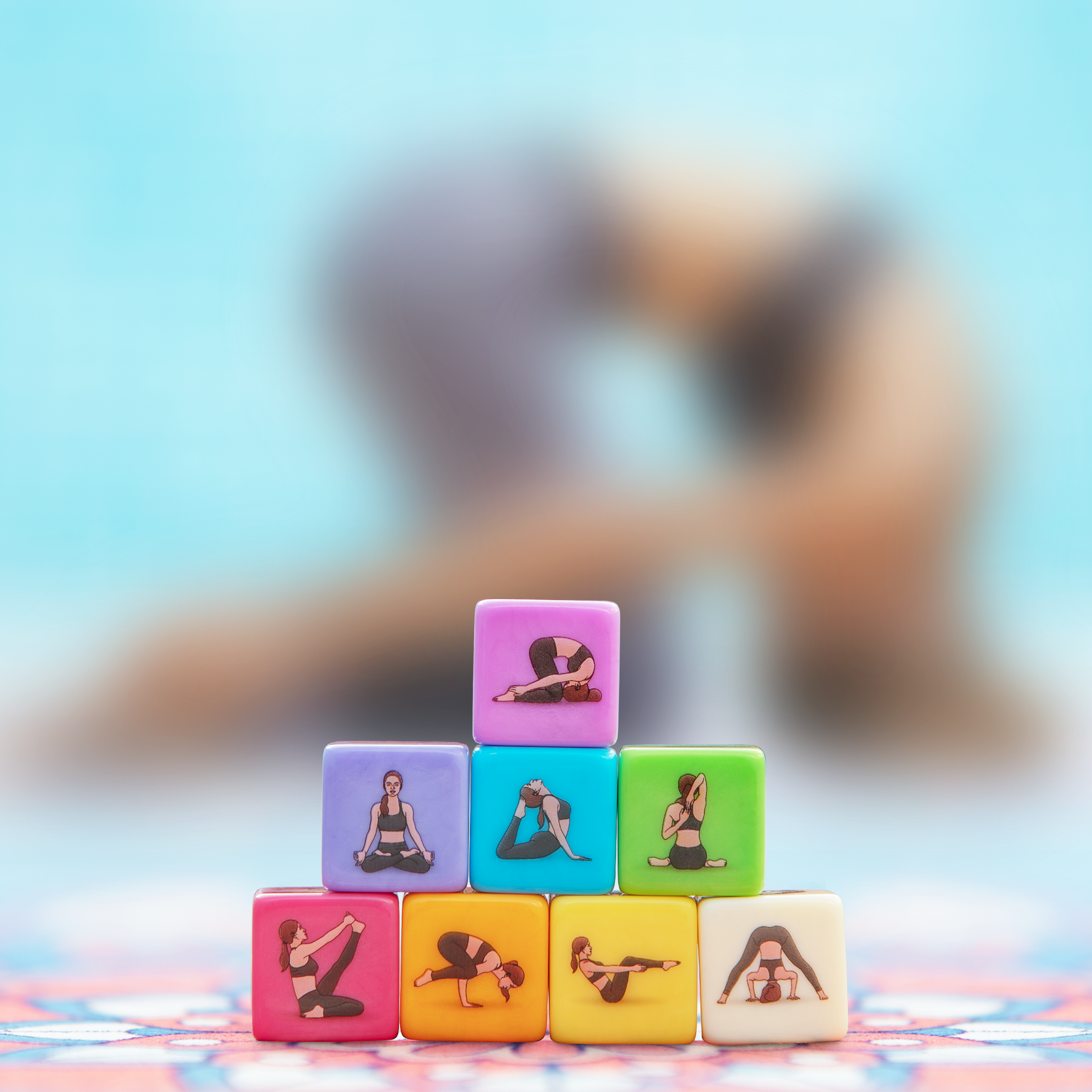 Hot Sale 7 PCS Wooden Yoga Dice with Customize W01A360 - China Yoga Dice  and Yoga Dice Game price